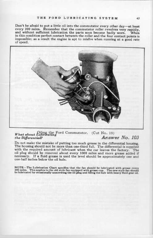 1925 Ford Owners Manual Page 54